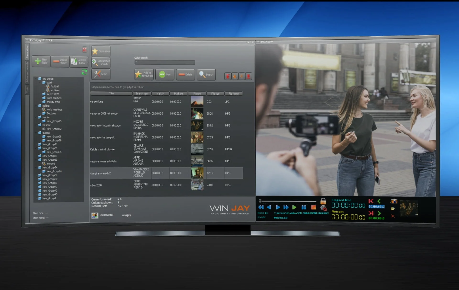 mediajayHX Media Asset Management
