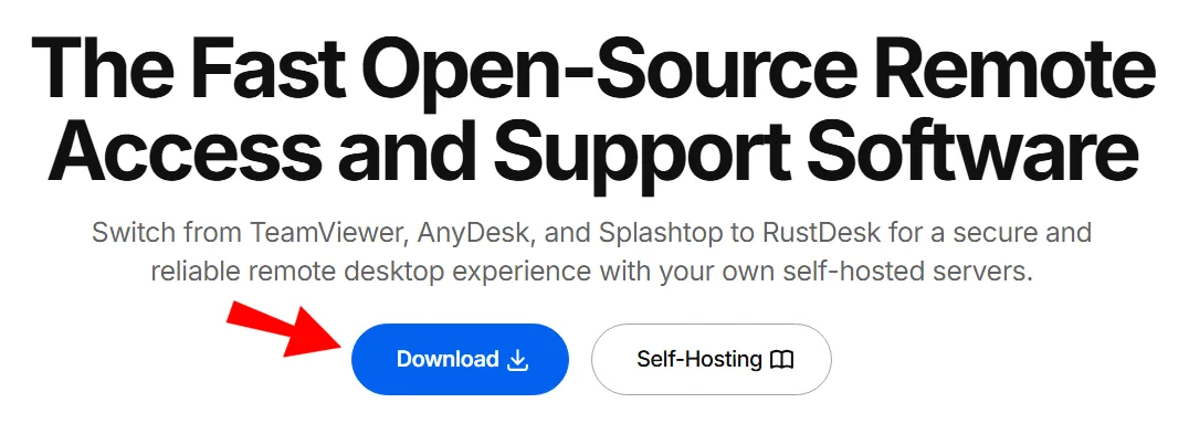 Rustdesk download - screenshot
